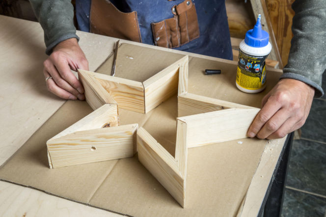 Drewniana gawiazda DIY krok po kroku