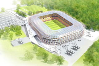 Stadion piłkarski coraz bliżej