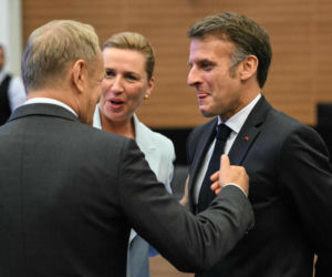 Donald Tusk  podczas nieformalnego szczytu Rady Europejskiej w Nikozji