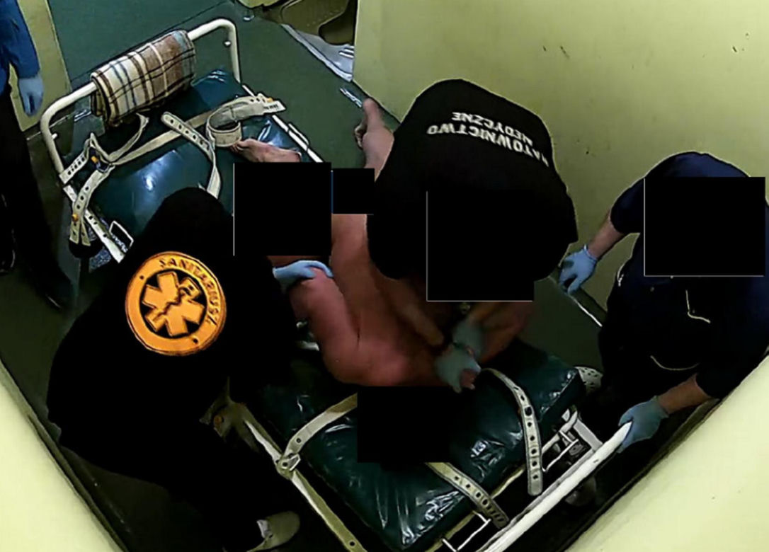 Tortury w łódzkiej izbie wytrzeźwień