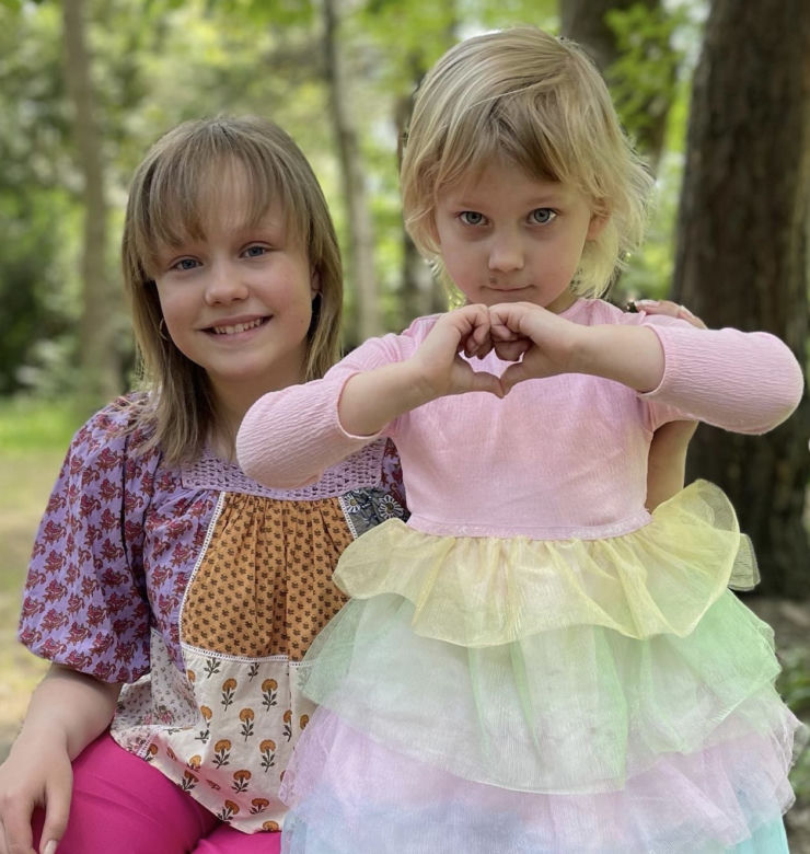 Barwy szczęścia po wakacjach 2023.Lea (Lena Sobota), Emilka (Jessica Frankiewicz)