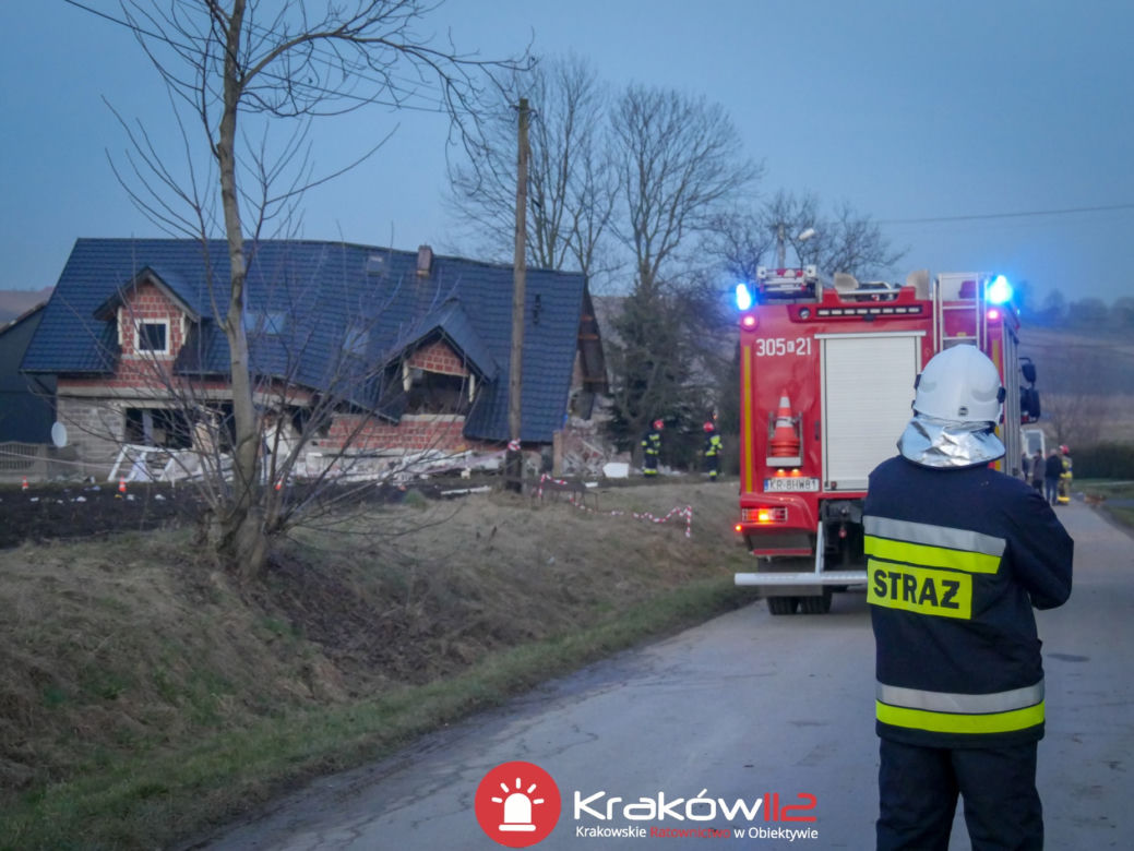 WYBUCH GAZU w Żydowie. RUNĄŁ strop domu 