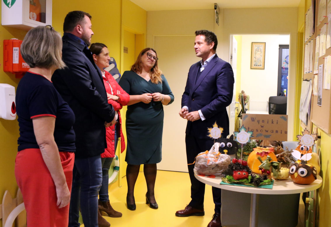 Rafał Trzaskowski pojechał do Wesołej