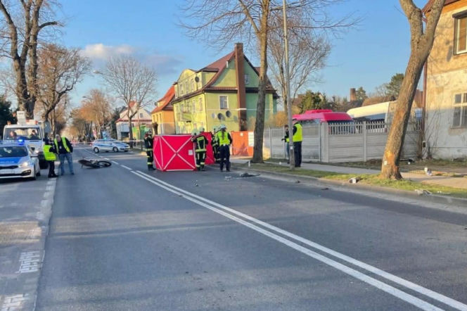 Śmiertelny wypadek motocyklisty pod Piłą! 22-latek zginął na miejscu