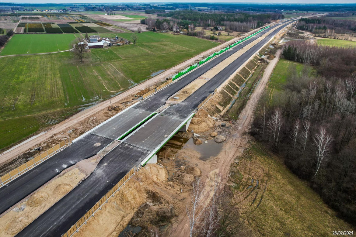 Budowa autostrady A2 Kałuszyn - Groszki
