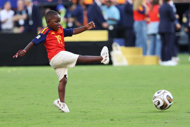 Lamine Yamal i jego brat Keyne