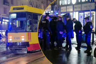 Dantejskie sceny w tramwaju w sercu Warszawy. Polak zaatakował nożem Ukraińca! 