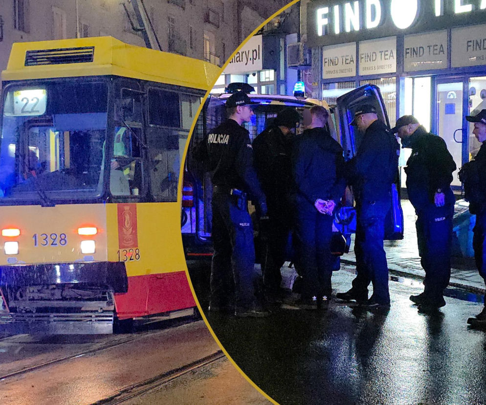 Dramat w warszawskim tramwaju. 28-latek ruszył z nożem na Ukraińca
