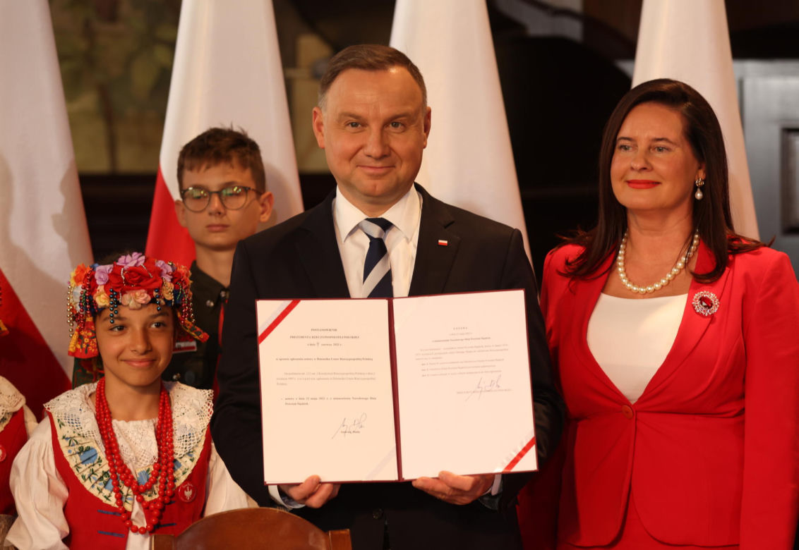 Narodowy Dzień Powstań Śląskich. Prezydent Duda podpisał w Katowicach ustawę 