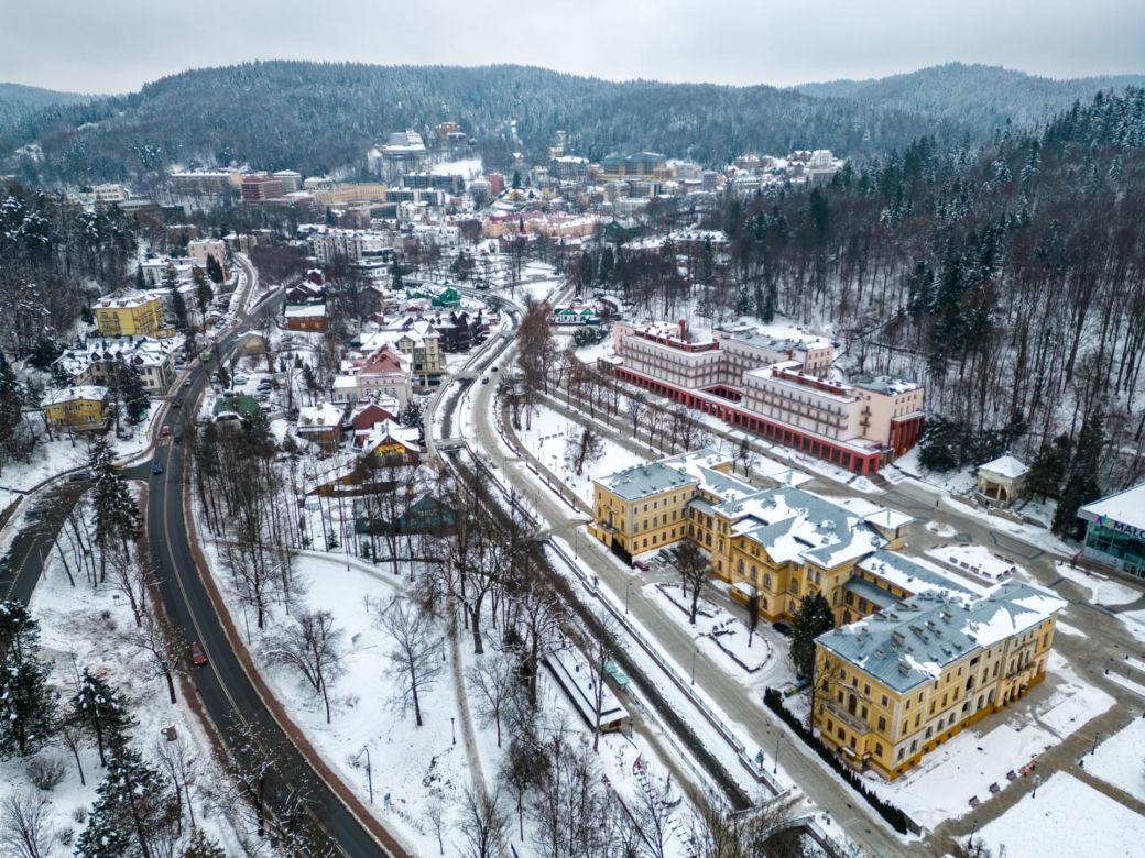 Krynica-Zdrój zimą