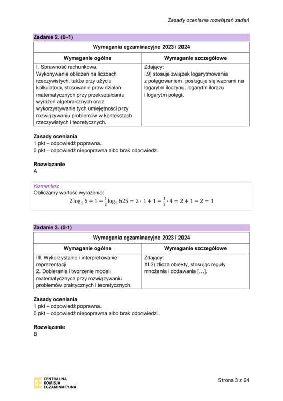 Matura próbna 2023: Matematyka. Oficjalne odpowiedzi CKE