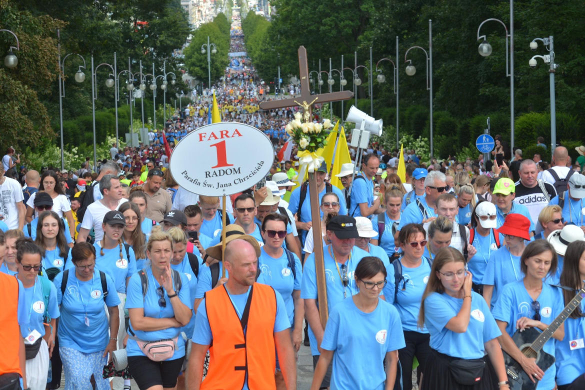 Pielgrzymka na Jasną Górę. Szczyt pielgrzymkowy