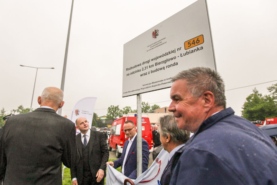 28 maja został otwarty nowy odcinek drogi wojewódzkiej pod Toruniem