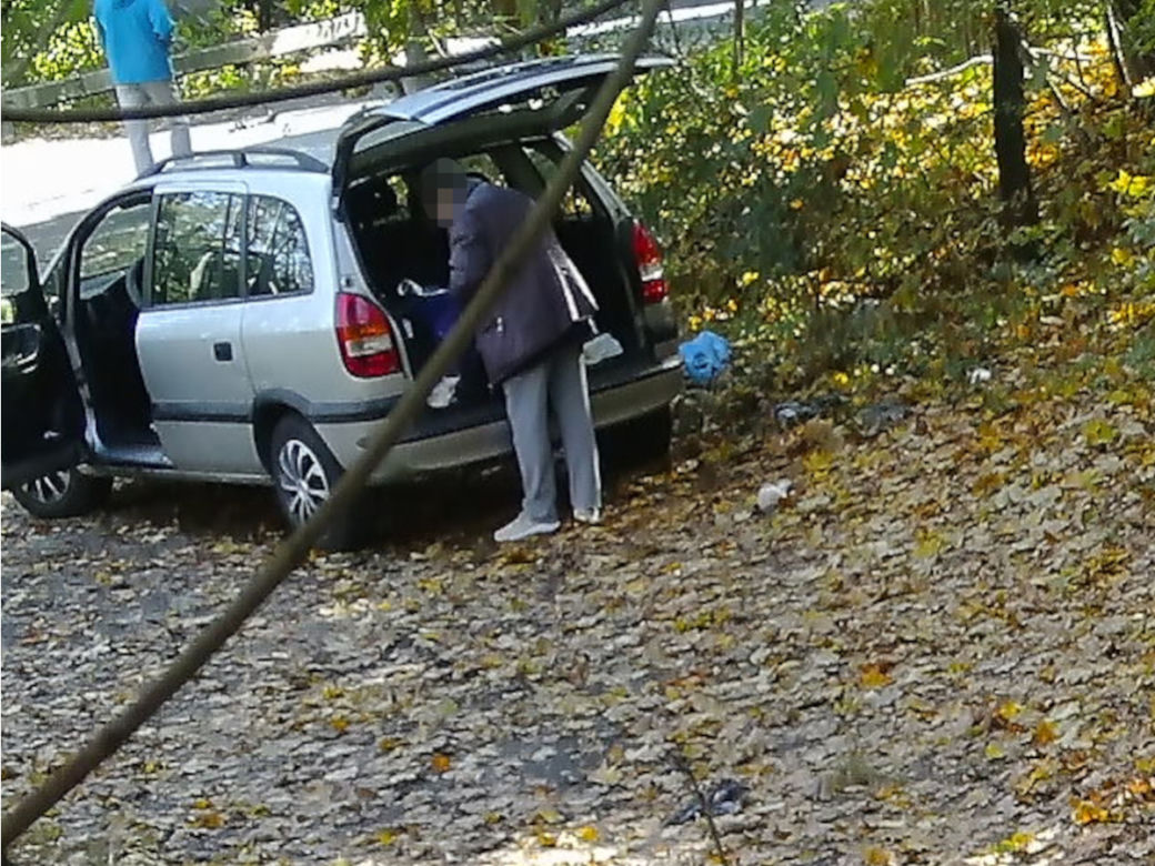Kobieta została ukarana mandatem w wysokości 500 zł