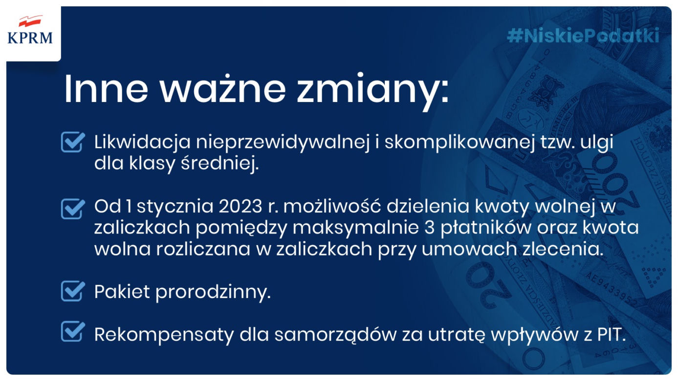 Program Niskie Podatki. Na czym zyskają Polacy 