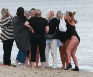 Morsy dorwały Joannę Kurowską na plaży