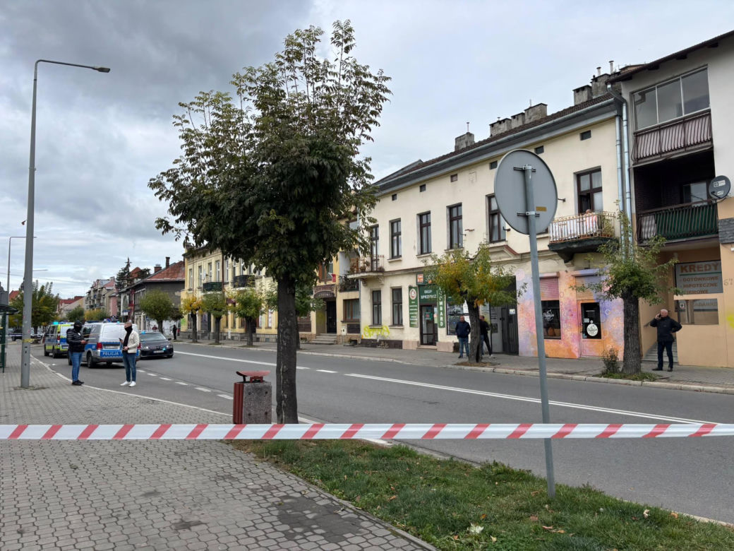 Strzelanina w centrum Nowego Sącza
