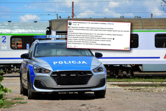 Poruszające pożegnanie 9-letniej Kingi. Zginęła z mamą na torach w Oleśnicy