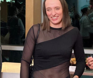 Iga Świątek na Players Party