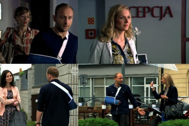 PRZEPIS na ŻYCIE 4 sezon, odc. 3. Jerzy Knappe (Borys Szyc), Anka (Magdalena Kumorek), Dorota Kasini (Urszula Grabowska)