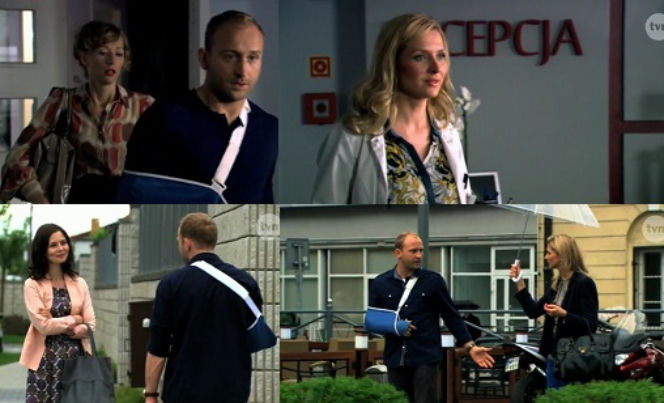 PRZEPIS na ŻYCIE 4 sezon, odc. 3. Jerzy Knappe (Borys Szyc), Anka (Magdalena Kumorek), Dorota Kasini (Urszula Grabowska)