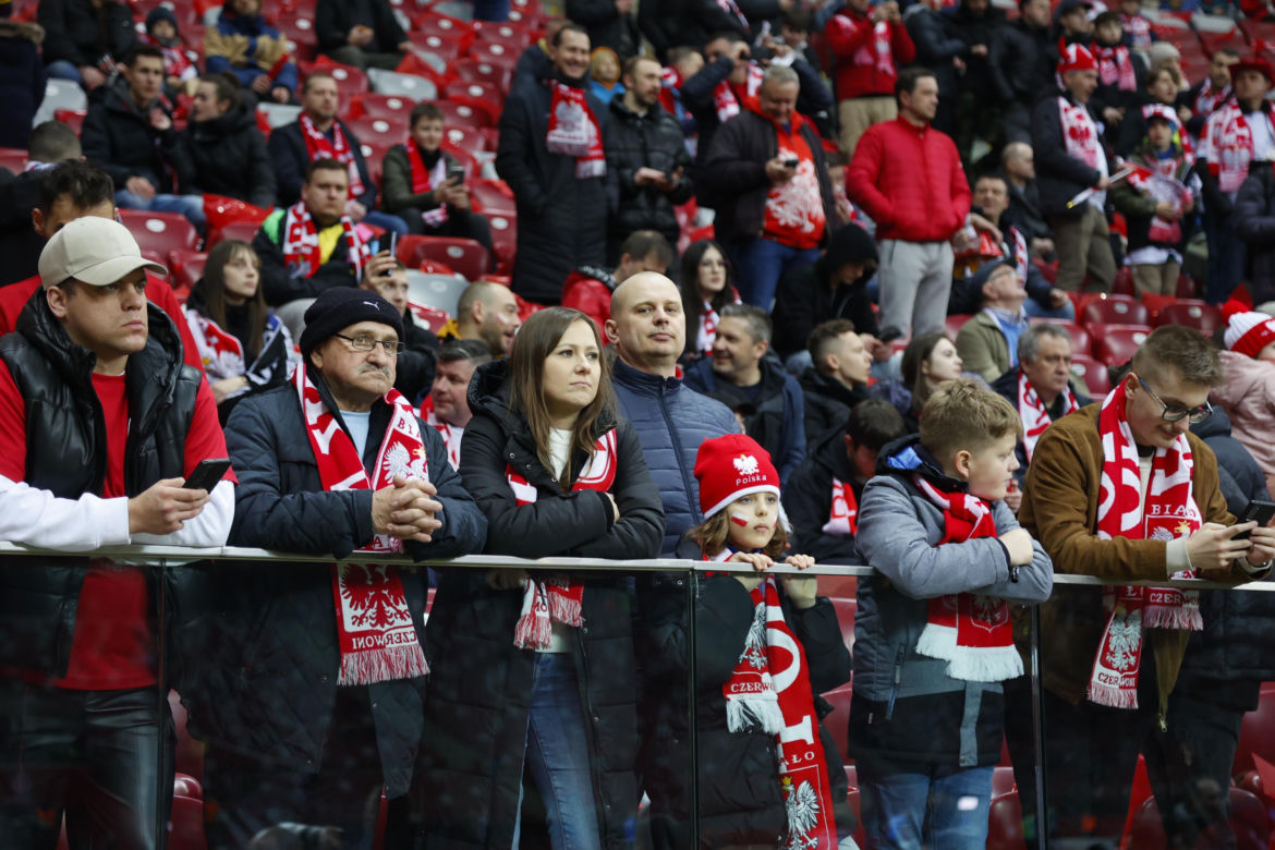 Kibice na meczu Polska - Estonia. Zdjęcia z trybun [21.03.2024]