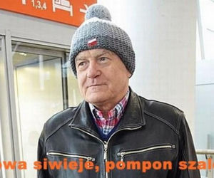 Memy z czapką Millera. Internauci ubawieni szarym pomponem