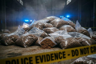 Nielegalna fabryka tytoniu w Iłowej. Policja przejęła blisko trzy tony kontrabandy