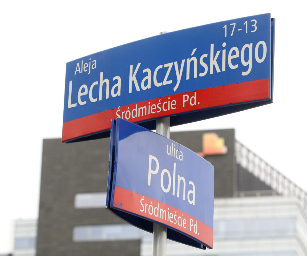 Lech Kaczyński ma swoją aleję