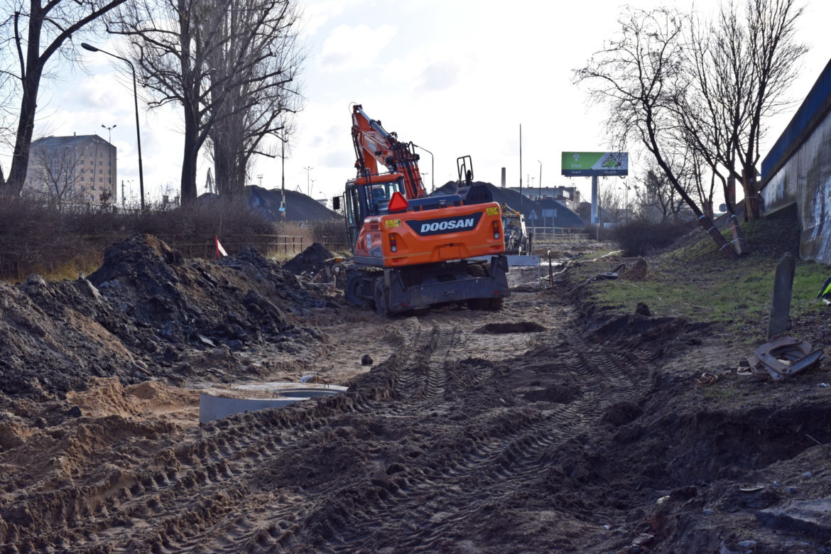 Przebudowa Estakady Pomorskiej - marzec 2021