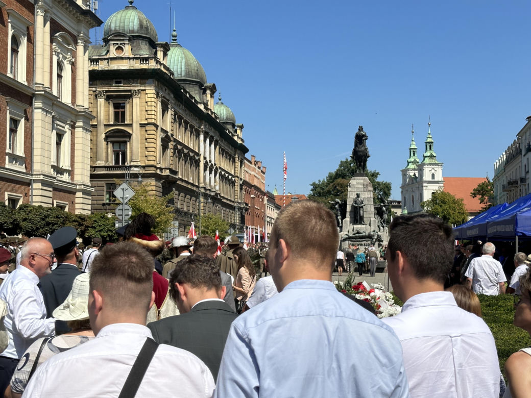 Święto Wojska Polskiego 2023 w Krakowie. Uroczystości na placu Jana Matejki
