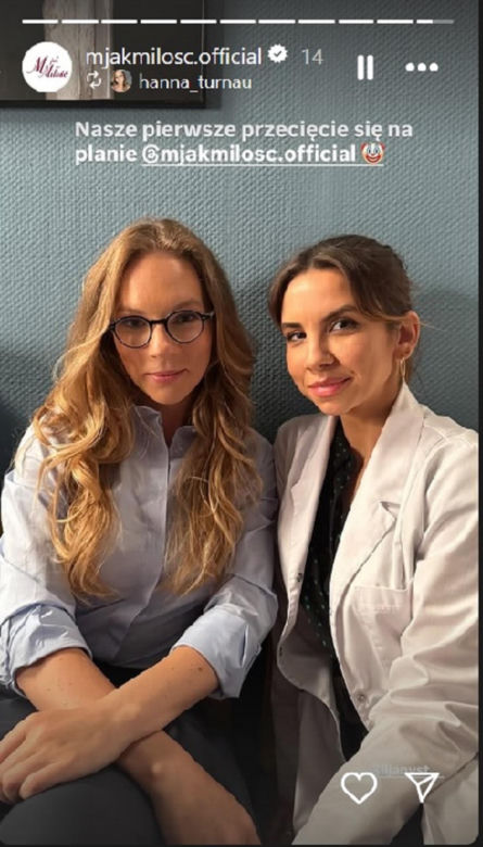 M jak miłość. Sylwia (Hanna Turnau), Aneta (Ilona Janyst)