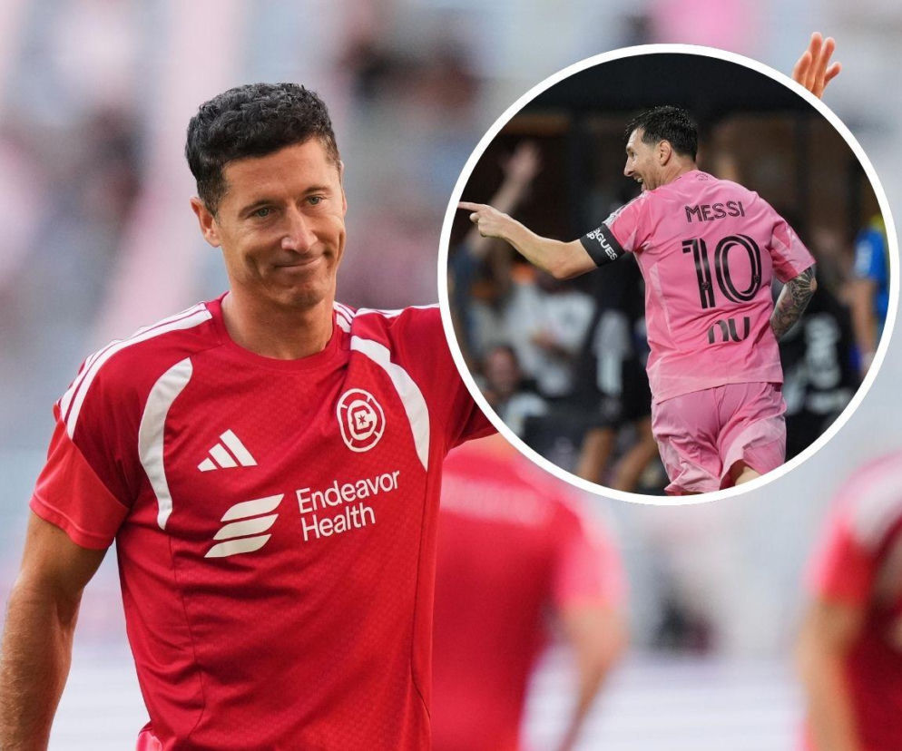 Robert Lewandowski w koszulce Chicago Fire. Na miniaturze obok Leo Messi. O ich wynikach czytaj na SE Supersport.