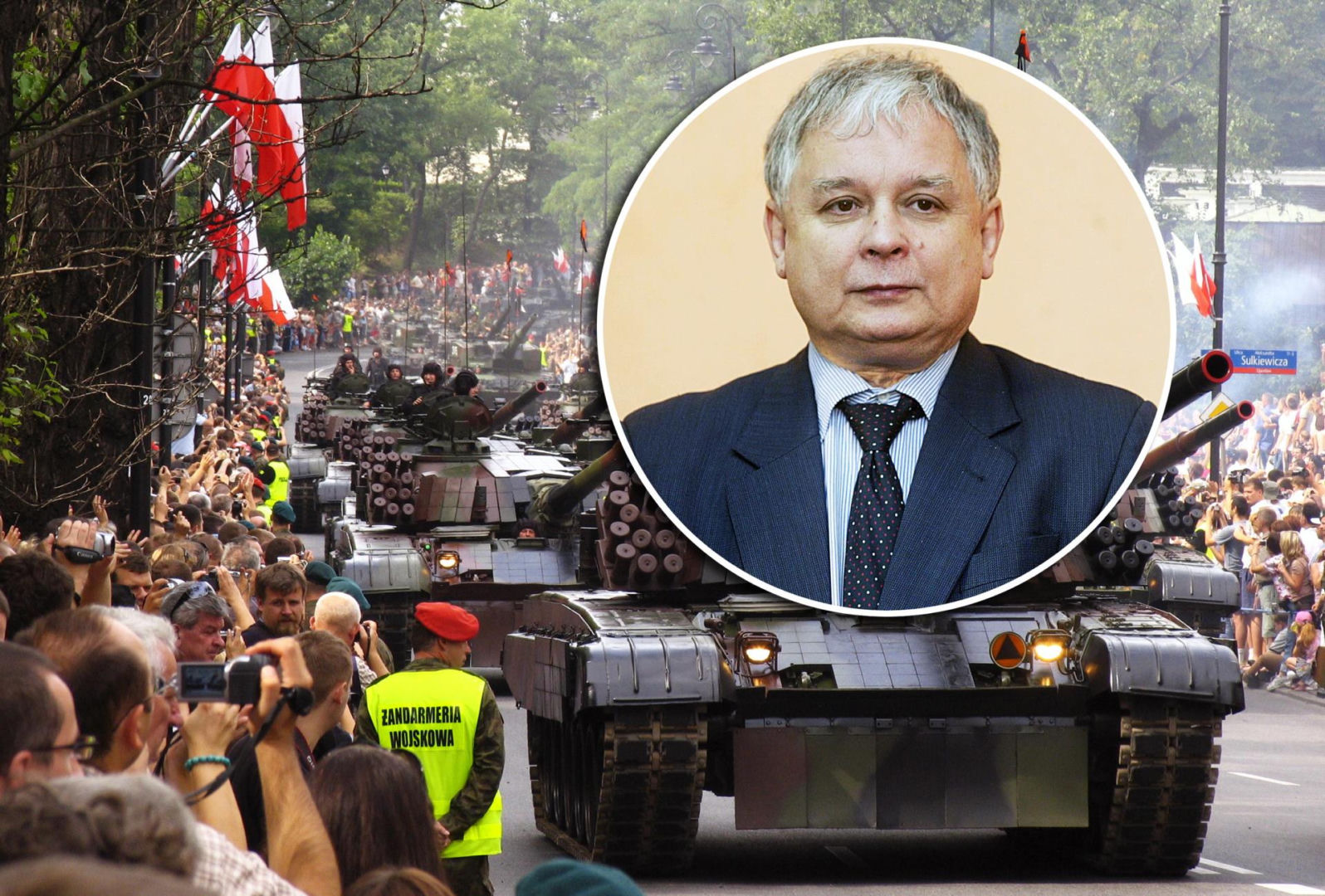 Wielka defilada w Warszawie. To Lech Kaczyński rozpoczął wojskowe pokazy