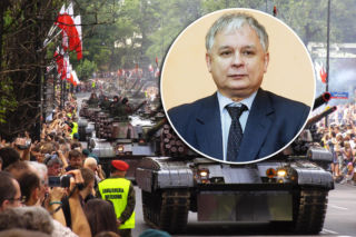 Wielka defilada w Warszawie. To Lech Kaczyński rozpoczął wojskowe pokazy