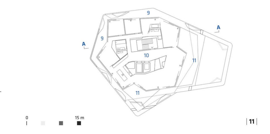 Garden Tower. Rzut poziomu +16
