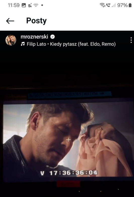 M jak miłość nowy sezon. Marcin (Mikołaj Roznerski) na planie