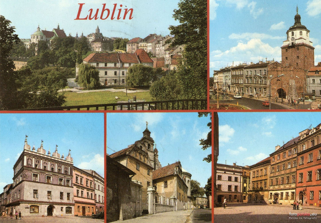 Widokówka z Lublina