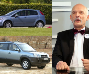Janusz Korwin-Mikke i jego samochody