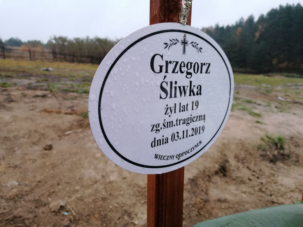 Tak wygląda grób młodego piłkarza spod Olkusza