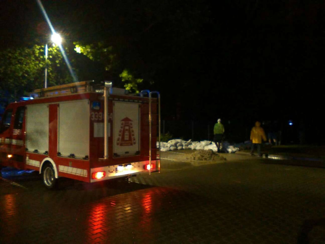 Nocna powódź w Rzeszowie