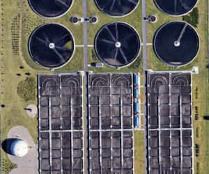 Szczecin w szczególe według Google Earth