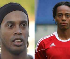 Ronaldinho i Junior Diaz