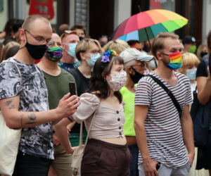 Demonstracja Nie damy się zastraszyć w Toruniu