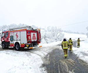 Atak zimy na Podkarpaciu: Tysiące domów bez prądu! Strażacy interweniowali setki razy, śnieg paraliżuje region