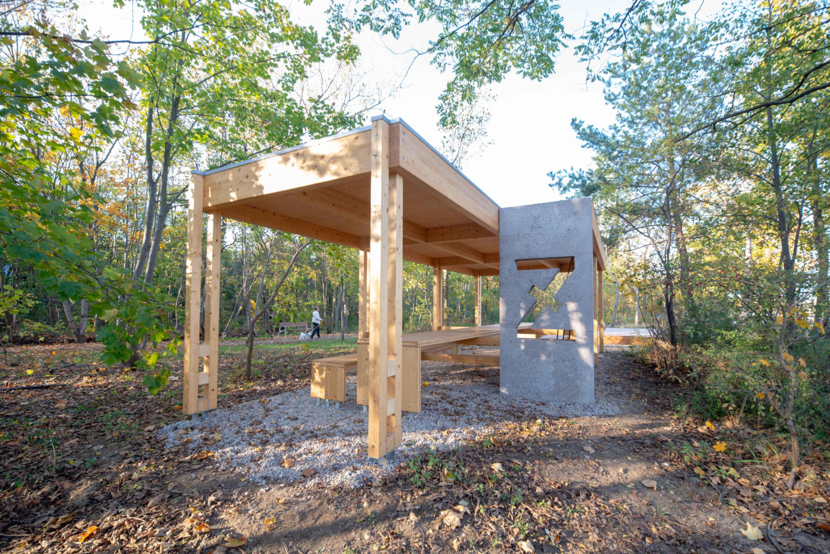 Park Żerański – altany i miejsca na ogniska