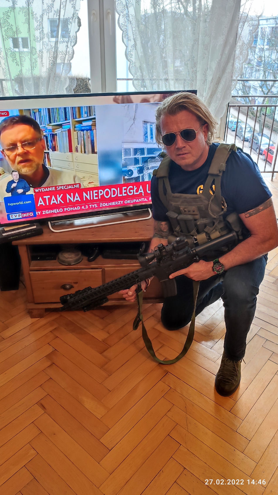 Jakimowicz zbroi się na wojnę