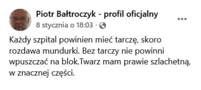Internauci łapią się za głowy. Piotr Bałtroczyk z talerza zrobił literaturę