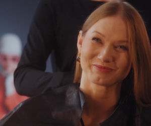 M jak miłość odc. 1932. Elżbieta Domańska (Katarzyna Dąbrowska), Kama (Michalina Sosna)