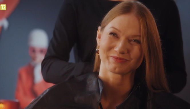 M jak miłość odc. 1932. Elżbieta Domańska (Katarzyna Dąbrowska), Kama (Michalina Sosna)